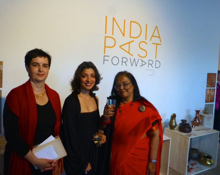 Three power ladies. Onita Waiss, Divya Thakur and Indian Ambassador