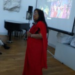 Amazing ambassador Banashri Bose Harrison making an India PechaKucha