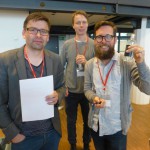 Thomas Pedersen, Erik Björk och Mattias Karlsson,